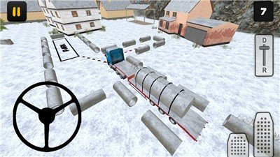 冬天农场卡车3dWinter Farm Truck 3D: Silo Transport