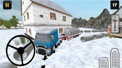 冬天农场卡车3dWinter Farm Truck 3D: Silo Transport